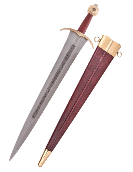 Espada de Felipe IV con vaina, siglo XIV