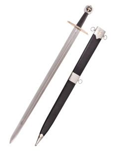 Espada caballeros templarios con vaina