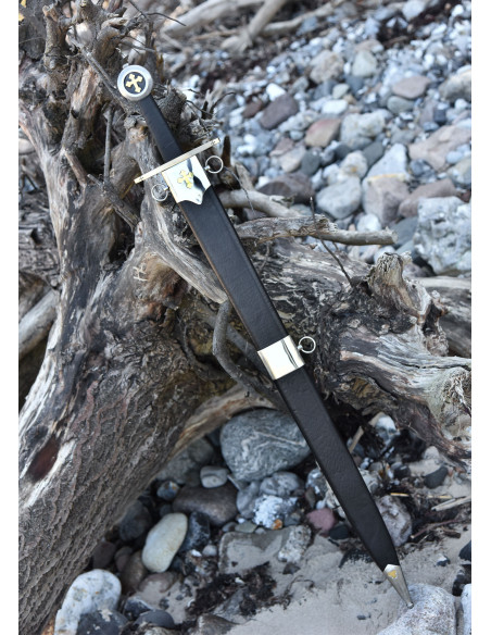 Tempelritterschwert mit Scheide