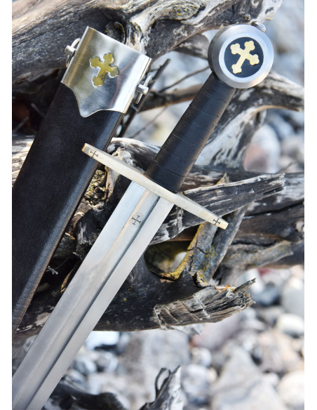 Espada caballeros templarios con vaina