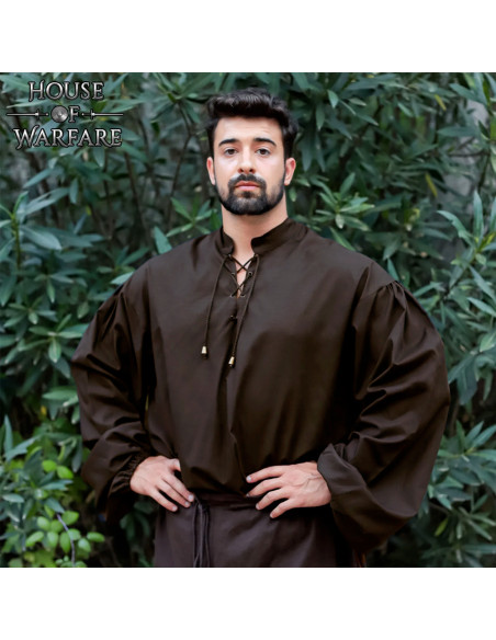 Mittelalterliches Baumwollhemd mit...