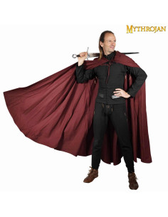 Medieval Knight Adventurer børnekappe, brunt lærred
