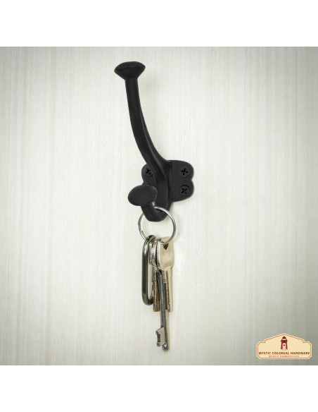 Set van 2 gietijzeren muurhaken,...