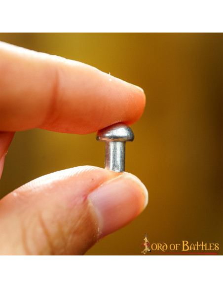 Pack de 100 remaches de acero cabeza...