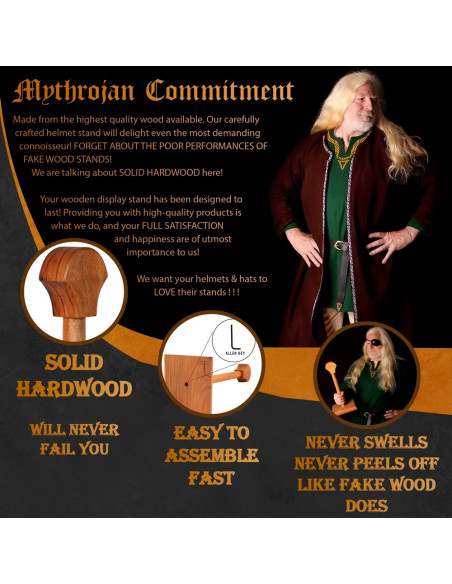 Holzhalterung zum Aufhängen von...