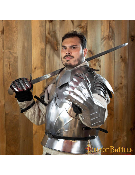Coraza gótica medieval en acero,... Coraza gótica medieval en acero,...