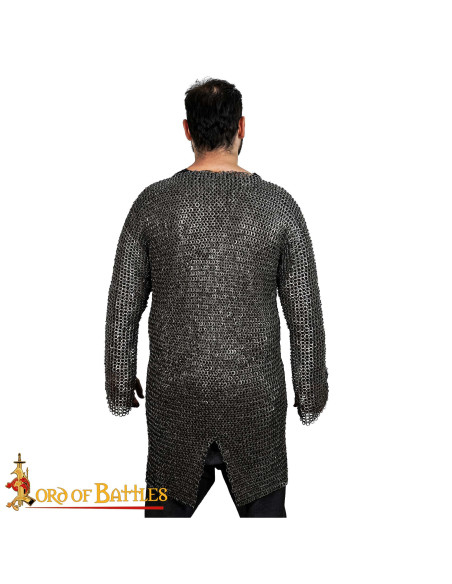 Ringbrynje i rustfrit stål, nittet og...