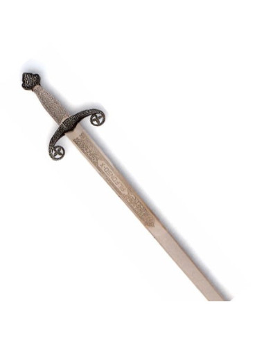 Alfonso X Schwert, rustikales Finish