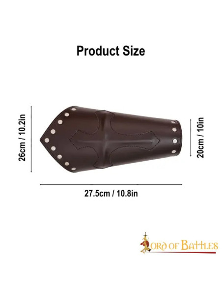 Mittelalterliche Lederarmschienen,...