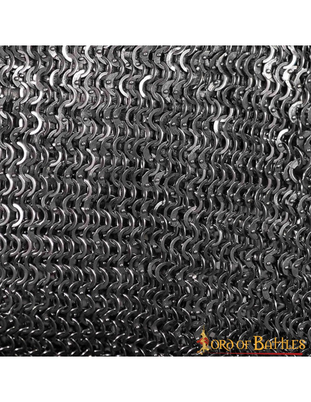 Ringbrynje nitte flade ringe 9 mm.