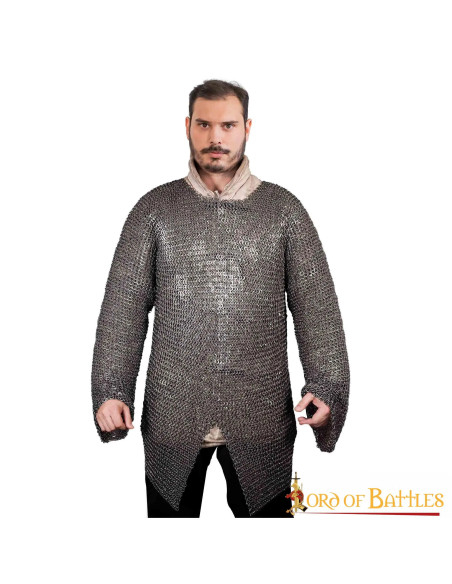 Kettengenietete Flachringe 9 mm.