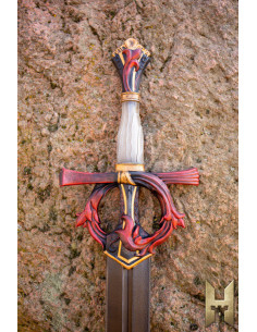 Highborn fantastisches Schwert Stronghold-Serie in roter... 2
