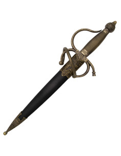 Colada del Cid middelalderdolk med skede, bronzefinish 2
