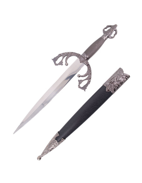 Daga medieval Tizona del Cid, con vaina