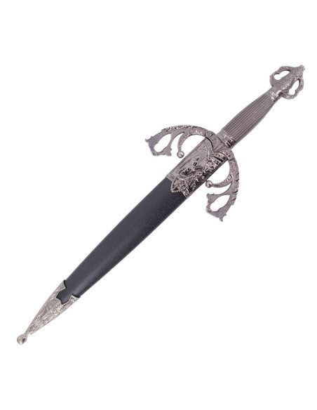 Daga medieval Tizona del Cid, con vaina