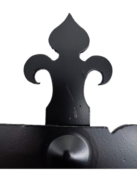 Middeleeuwse smeedijzeren hanger met...