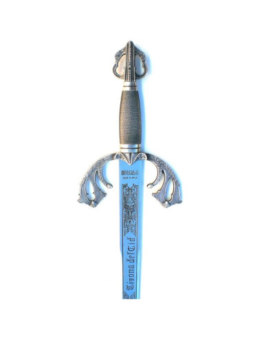 Tizona Cid sværd, sølvfinish
 Størrelse-naturlig