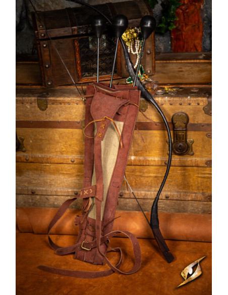 Carcaj Imperal Quiver en piel - Marrón