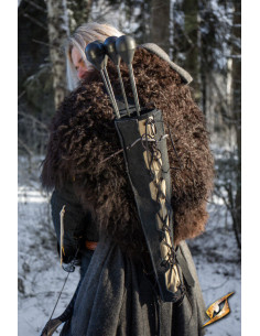 Carcaj Imperal Quiver en piel - Negra