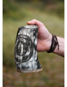 Jarra vikinga Valknut num. 1 de cuerno (550-850 ml.) 2