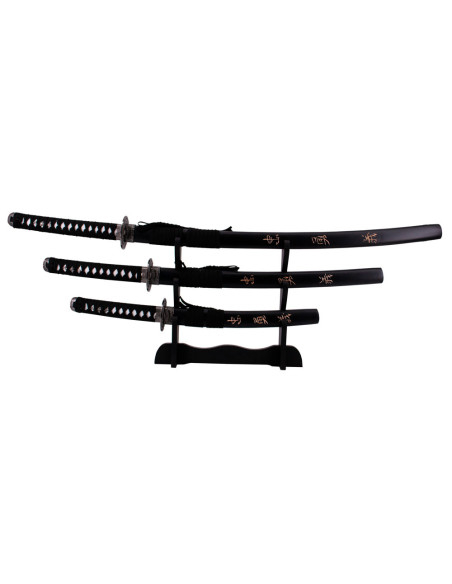 Set mit 3 Last Samurai-Katanas, mit...