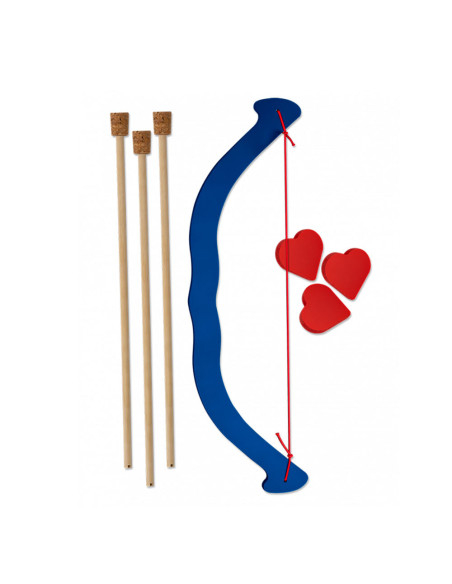 Arco de madera azul para niños (45 cm.)