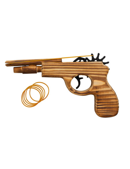Pistola de madera para niños (21 cm.)