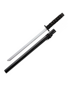 Holzkatana, schwarze Farbe, für Kinder (72 cm).