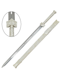 Espada china tradicional de la dinastía Han, hoja...