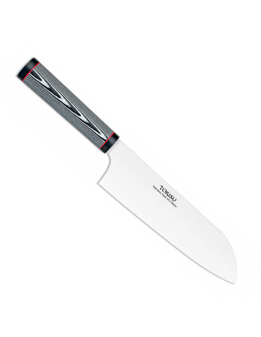 SANTOKU keukenmes, Tokisu Damascus-patroon handvat (32 cm.)