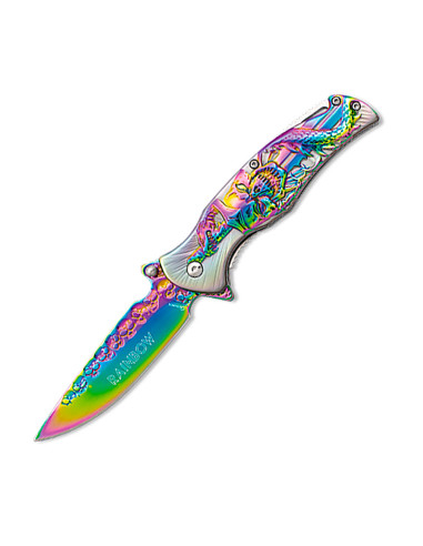 Albainox Bicolor Rainbow Taschenmesser (20,50 cm.)