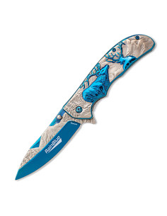 RainBlue bicolor hjortekniv (21 cm.)
