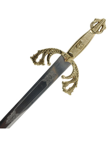 Espada Tizona para bodas (con texto personalizado grabado)
