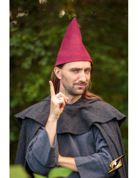 Fantasy Gnome hat, rød uld