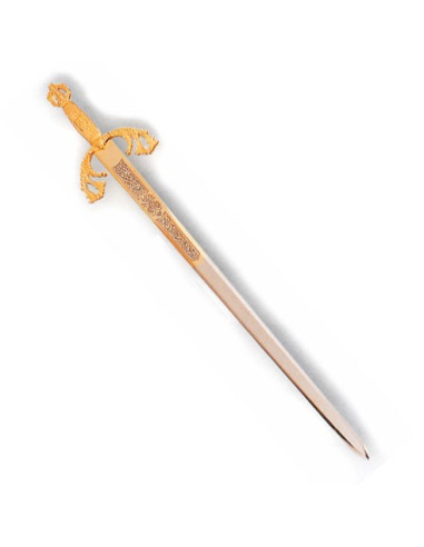 Espada Tizona Cid, acabado dorado