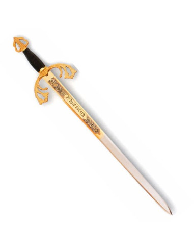 Espada Tizona Cid, acabado dorado