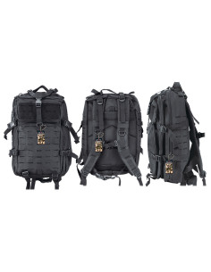 Barbaarse lasergesneden tactische rugzak 38L, zwart