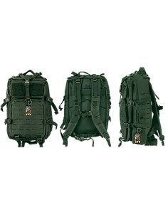 Barbaarse lasergesneden tactische rugzak 38L, groen
