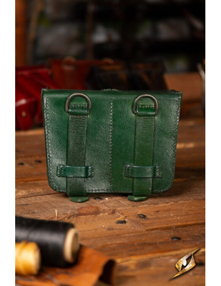 Mittelalterliche rote Gürteltasche...