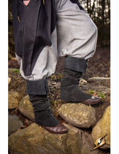 Mittelalterliche Leggings von Theoderic Savages, schwarz