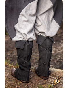 Mittelalterliche Leggings von Theoderic Savages, schwarz 2