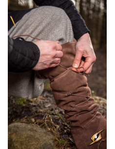 Middelalderlige leggings af Theoderic Savages, brune 2
