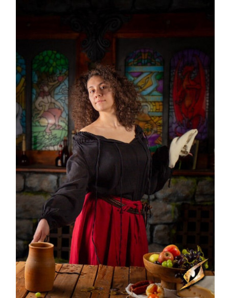 Camisa medieval modelo Crinkle, color...