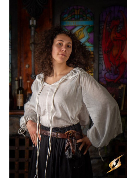 Camisa medieval modelo Crinkle, color... Camisa medieval modelo Crinkle, color...