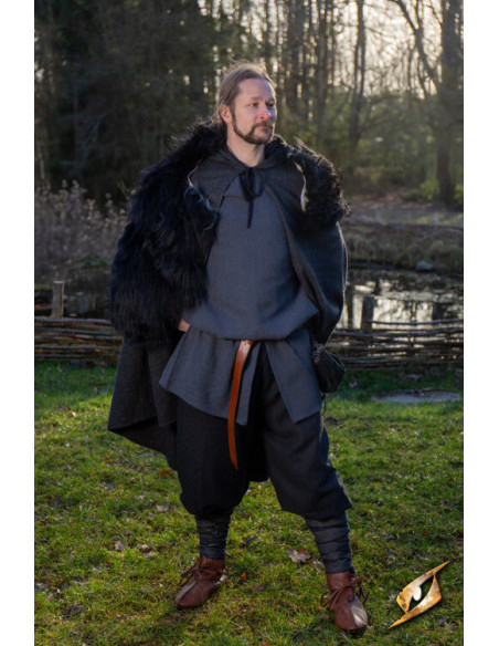 Viking wollen broek Ull Rus model, zwart