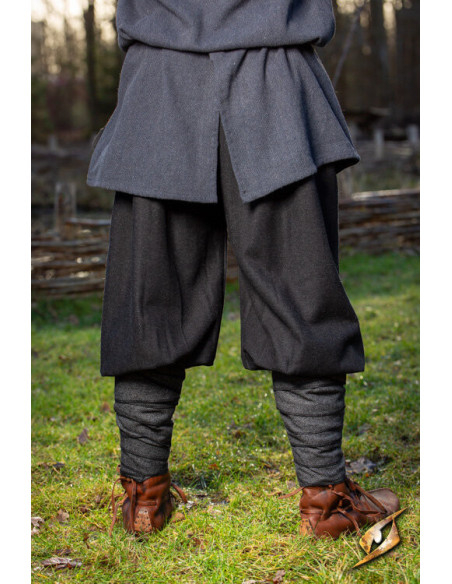 Viking wollen broek Ull Rus model, zwart