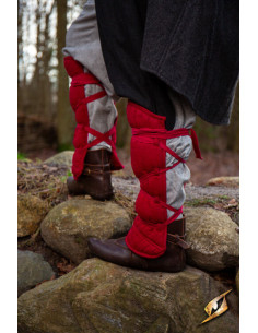 Grebas medievales acolchadas, rojo 2
