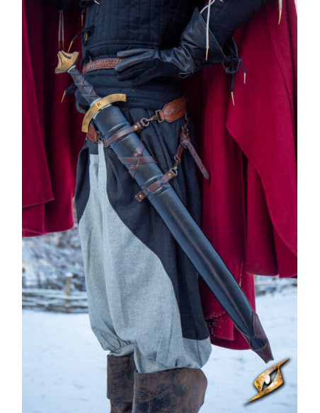 Sværdskede til bælter, 75 cm.