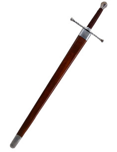 Espada medieval Bastarda con vaina - Reacondicionada.
