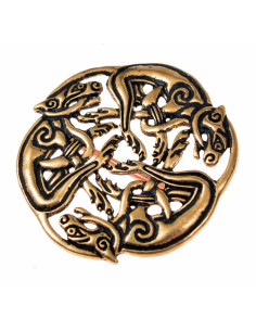 Keltische broche met de honden van Arawn